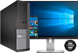Dell Optiplex 3020 Desktop Computer, Intel Quad-Core i5-4570 Up to 3.6GHz, 16 GB RAM, 2TB +512GB SSD HDD,USB 3.0, WiFi, HDMI, HDMI 22 Monitor Windows 10 Pro