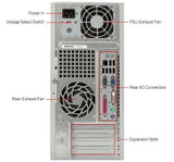 HP Compaq Pro  6000 Tower Computer PC Dual Core 3.0 GHz, 4 GB RAM, 80 GB HDD, Windows XP