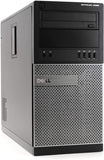 RENEWED Tower Computer Dell Optiplex 7020, Intel Quad Core i7-4770 Up to 3.90 GHz, WIN 10 Pro, DVD-RW, WIFI, Bluetooth, (Customize)