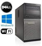 RENEWED Tower Computer Package Dell Optiplex 790, Intel Quad Core i5-2400 Up to 3.40 GHz, WIN 10 Pro, DVD-RW, WIFI, Bluetooth, (Customize)