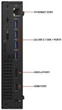 RENEWED Dell Desktop Optiplex 7050 Micro, i5 Up to 3.60 GHz, 16GB RAM, Super Fast 512GB SSD, Win 10 Pro, DVD-RW, WIFI, Bluetooth