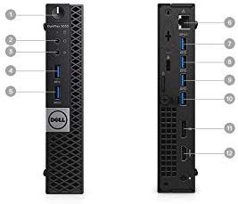 RENEWED Dell Desktop Optiplex 5050 Micro, i5 Up to 3.60 GHz, 8GB RAM, Super Fast 256GB SSD, Win 10 Pro, DVD-RW, WIFI, Bluetooth