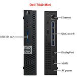 RENEWED Dell Desktop Optiplex 7050, i5 Up to 3.60 GHz, 16GB RAM, Super Fast 256GB SSD, Win 10 Pro, DVD-RW, WIFI, Bluetooth