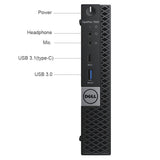 RENEWED Dell Desktop Optiplex 7050 Micro, i5 Up to 3.60 GHz, 16GB RAM, Super Fast 512GB SSD, Win 10 Pro, DVD-RW, WIFI, Bluetooth