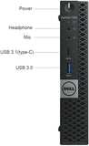 RENEWED Dell Desktop Optiplex 7050 Mini, i5 Up to 3.60 GHz, 16GB RAM, Super Fast 256GB SSD, 23.8" LCD, Win 10 Pro, DVD-RW, WIFI, Bluetooth