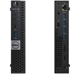 RENEWED Dell Desktop Optiplex 7050 Micro, i7 Up to 3.60 GHz, 16GB RAM, Super Fast 256GB SSD, Win 10 Pro, DVD-RW, WIFI, Bluetooth