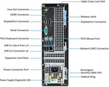 RENEWED Dell Desktop Optiplex 7050, i7 Up to 3.60 GHz, 32GB RAM, Super Fast 1TB SSD, 24" FHD, Win 10 Pro, DVD-RW, WIFI, Bluetooth