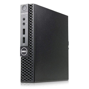 RENEWED Dell Desktop Optiplex 3050 Micro, i5 Up to 3.60 GHz, 16GB RAM, Super Fast 256GB SSD, Win 10 Pro, DVD-RW, WIFI, Bluetooth