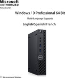 RENEWED Dell Desktop Optiplex 3050 Micro, i5 Up to 3.60 GHz, 8GB RAM, Super Fast 256GB SSD, Win 10 Pro, DVD-RW, WIFI, Bluetooth