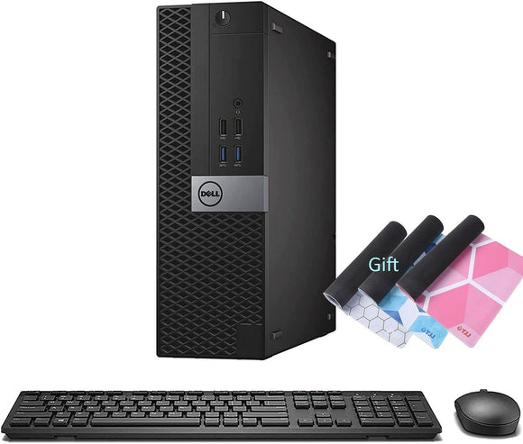 RENEWED Dell Desktop Optiplex 5050, i7 Up to 3.60 GHz, 32GB RAM, Super Fast 512GB SSD, Win 10 Pro, DVD-RW, WIFI, Bluetooth