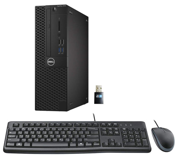 RENEWED Dell Desktop Optiplex 3050, i5 Up to 3.60 GHz, 16GB RAM, Super Fast 512GB SSD, Win 10 Pro, DVD-RW, WIFI, Bluetooth