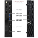 RENEWED Dell Desktop Optiplex 3050 Micro, i5 Up to 3.60 GHz, 16GB RAM, Super Fast 512GB SSD, Win 10 Pro, DVD-RW, WIFI, Bluetooth