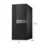 RENEWED Dell Desktop Optiplex 7050 Mini, i7 Up to 3.60 GHz, 32GB RAM, Super Fast 1TB SSD, Win 10 Pro, DVD-RW, WIFI, Bluetooth