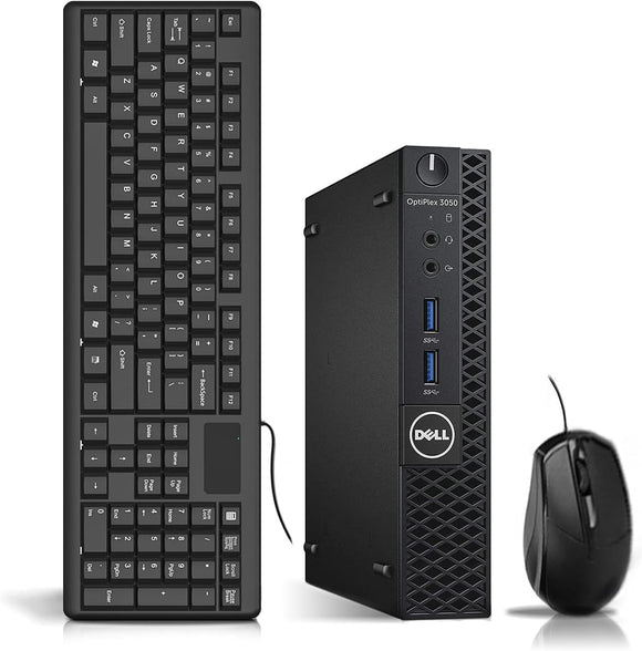 RENEWED Dell Desktop Optiplex 3050 Micro Mini, i7 Up to 3.60 GHz, 16GB RAM, Super Fast 512GB SSD, Win 10 Pro, DVD-RW, WIFI, Bluetooth