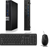 RENEWED Dell Desktop Optiplex 5050 Mini, i5 Up to 3.60 GHz, 32GB RAM, Super Fast 512GB SSD, 24" FHD, Win 10 Pro, DVD-RW, WIFI, Bluetooth
