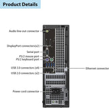 RENEWED Dell Desktop Optiplex 7050, i5 Up to 3.60 GHz, 16GB RAM, Super Fast 512GB SSD, 24" FHD, Win 10 Pro, DVD-RW, WIFI, Bluetooth