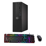 RENEWED Dell Desktop Optiplex 3050, i3 Up to 3.60 GHz, 16GB RAM, Super Fast 256GB SSD, 24" FHD, Win 10 Pro, DVD-RW, WIFI, Bluetooth