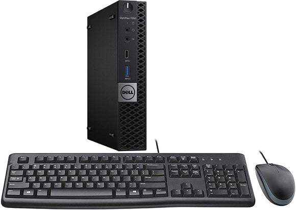 RENEWED Dell Desktop Optiplex 7050, i5 Up to 3.60 GHz, 8GB RAM, Super Fast 128GB SSD, Win 10 Pro, DVD-RW, WIFI, Bluetooth