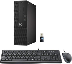 3050 SFF Dell Desktop PC i5 up to 3.60 GHz, 16GB RAM, 256GB SSD, Win 11/10 Pro WF+BT DVD