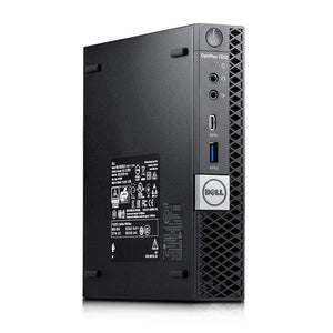 RENEWED Dell Desktop Optiplex 7050 Micro, i7 Up to 3.60 GHz, 32GB RAM, Super Fast 1TB SSD, Win 10 Pro, DVD-RW, WIFI, Bluetooth