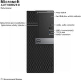 RENEWED Dell Desktop Optiplex 7050 Mini, i7 Up to 3.60 GHz, 32GB RAM, Super Fast 1TB SSD, Win 10 Pro, DVD-RW, WIFI, Bluetooth