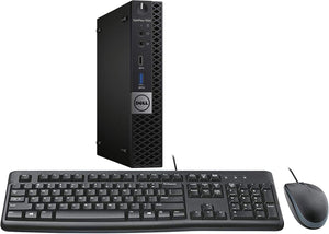 RENEWED Dell Desktop Optiplex 7050 Micro, i5 Up to 3.60 GHz, 16GB RAM, Super Fast 256GB SSD, Win 10 Pro, DVD-RW, WIFI, Bluetooth