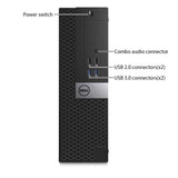 RENEWED Dell Desktop Optiplex 5050, i5 Up to 3.60 GHz, 16GB RAM, Super Fast 256GB SSD, 24" LCD, Win 10 Pro, DVD-RW, WIFI, Bluetooth