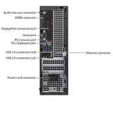 RENEWED Dell Desktop Optiplex 5050, i5 Up to 3.60 GHz, 16GB RAM, Super Fast 256GB SSD, 24" LCD, Win 10 Pro, DVD-RW, WIFI, Bluetooth