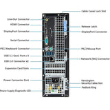 RENEWED Dell Desktop Optiplex 7050, i7 Up to 3.60 GHz, 32GB RAM, Super Fast 512GB SSD, Win 10 Pro, DVD-RW, WIFI, Bluetooth