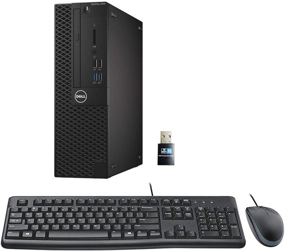 RENEWED Dell Desktop Optiplex 3050, i5 Up to 3.60 GHz, 16GB RAM, Super Fast 512GB SSD, Win 10 Pro, DVD-RW, WIFI, Bluetooth