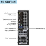 RENEWED Dell Desktop Optiplex 7050, i5 Up to 3.60 GHz, 16GB RAM, Super Fast 256GB SSD, 24" FHD, Win 10 Pro, DVD-RW, WIFI, Bluetooth