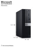 RENEWED Dell Desktop Optiplex 7050 Small, i5 Up to 3.60 GHz, 8GB RAM, Super Fast 512GB SSD, Win 10 Pro, DVD-RW, WIFI, Bluetooth