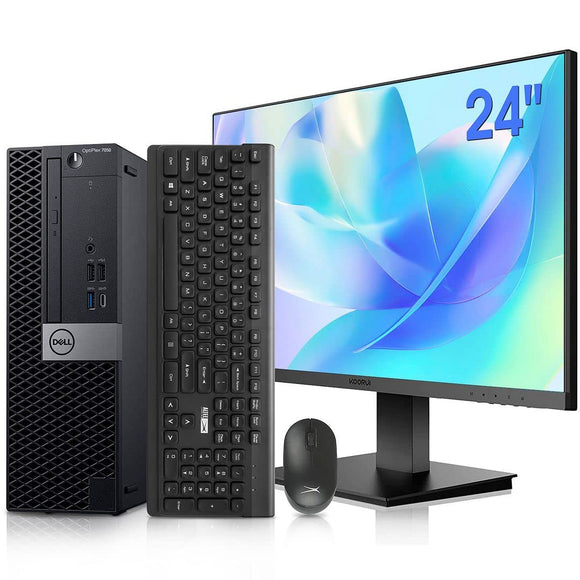 Dell Desktop PC i7 up to 4.20 GHz, 32GB RAM, 1TB SSD, 24