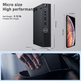 RENEWED Dell Desktop Optiplex 3050 Micro, i5 Up to 3.60 GHz, 16GB RAM, Super Fast 512GB SSD, Win 10 Pro, DVD-RW, WIFI, Bluetooth