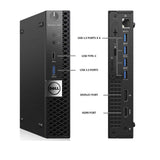 RENEWED Dell Desktop Optiplex 7050 Mini, i5 Up to 3.60 GHz, 16GB RAM, Super Fast 256GB SSD, 24" FHD, Win 10 Pro, DVD-RW, WIFI, Bluetooth