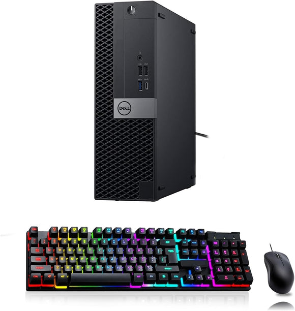 RENEWED Dell Desktop Optiplex 7050, i5 Up to 3.60 GHz, 16GB RAM, Super Fast 512GB SSD, Win 10 Pro, DVD-RW, WIFI, Bluetooth
