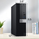 Dell Desktop PC i7 up to 4.20 GHz, 32GB RAM, 512GB SSD, 24" FHD, Win 11 Pro WF+BT DVD