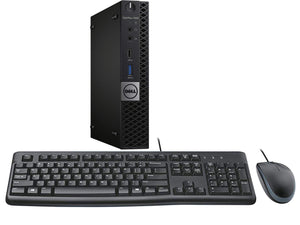 RENEWED Dell Desktop Optiplex 7050 Micro, i7 Up to 3.60 GHz, 16GB RAM, Super Fast 256GB SSD, Win 10 Pro, DVD-RW, WIFI, Bluetooth