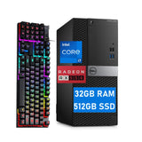 RENEWED Dell Desktop Optiplex 7050, i7 Up to 3.60 GHz, 32GB RAM, Super Fast 512GB SSD, Win 10 Pro, DVD-RW, WIFI, Bluetooth