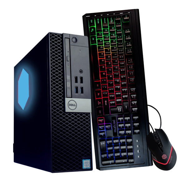 RENEWED Dell Desktop Optiplex 7050, i5 Up to 3.60 GHz, 16GB RAM, Super Fast 256GB SSD, Win 10 Pro, DVD-RW, WIFI, Bluetooth