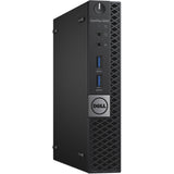 RENEWED Dell Desktop Optiplex 5050 Micro, i3 Up to 3.60 GHz, 4GB RAM, Super Fast 500GB HDD, Win 10 Pro, DVD-RW, WIFI, Bluetooth