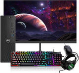 RENEWED Dell Desktop Optiplex 3050, i3 Up to 3.60 GHz, 16GB RAM, Super Fast 256GB SSD, 24" FHD, Win 10 Pro, DVD-RW, WIFI, Bluetooth