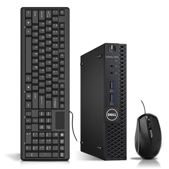 RENEWED Dell Desktop Optiplex 3050 Micro, i5 Up to 3.60 GHz, 16GB RAM, Super Fast 512GB SSD, Win 10 Pro, DVD-RW, WIFI, Bluetooth