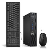 RENEWED Dell Desktop Optiplex 3050 Micro, i5 Up to 3.60 GHz, 16GB RAM, Super Fast 512GB SSD, Win 10 Pro, DVD-RW, WIFI, Bluetooth