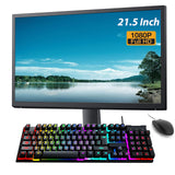 RENEWED Dell Desktop Optiplex 5050, i5 Up to 3.60 GHz, 16GB RAM, Super Fast 256GB SSD, 21.5" FHD, Win 10 Pro, DVD-RW, WIFI, Bluetooth