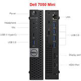 RENEWED Dell Desktop Optiplex 7050 Mini, i5 Up to 3.60 GHz, 16GB RAM, Super Fast 256GB SSD, Win 10 Pro, DVD-RW, WIFI, Bluetooth