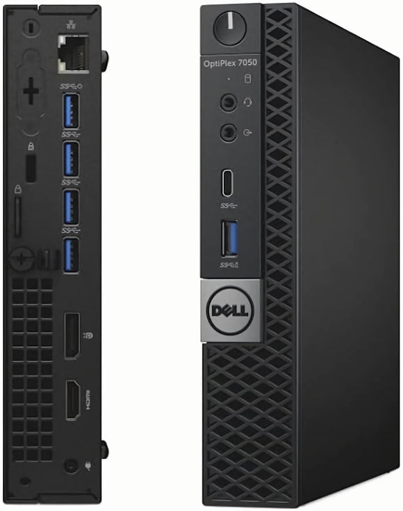 RENEWED Dell Desktop Optiplex 7050 Mini, i5 Up to 3.60 GHz, 16GB RAM, Super Fast 256GB SSD, Win 10 Pro, DVD-RW, WIFI, Bluetooth