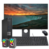 RENEWED Dell Desktop Optiplex 5050 Mini, i5 Up to 3.60 GHz, 32GB RAM, Super Fast 512GB SSD, 24" FHD, Win 10 Pro, DVD-RW, WIFI, Bluetooth