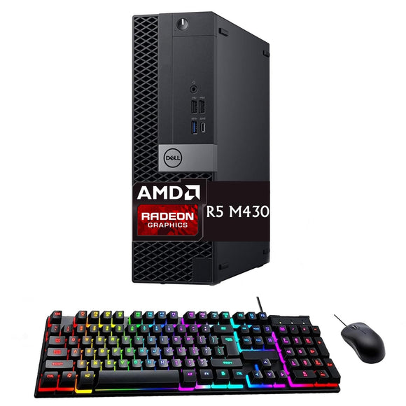 RENEWED Dell Desktop Optiplex 7050, i5 Up to 3.60 GHz, 16GB RAM, Super Fast 256GB SSD, Win 10 Pro, DVD-RW, WIFI, Bluetooth