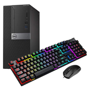RENEWED Dell Desktop Optiplex 5050 Mini, i5 Up to 3.60 GHz, 16GB RAM, Super Fast 512GB SSD, Win 10 Pro, DVD-RW, WIFI, Bluetooth